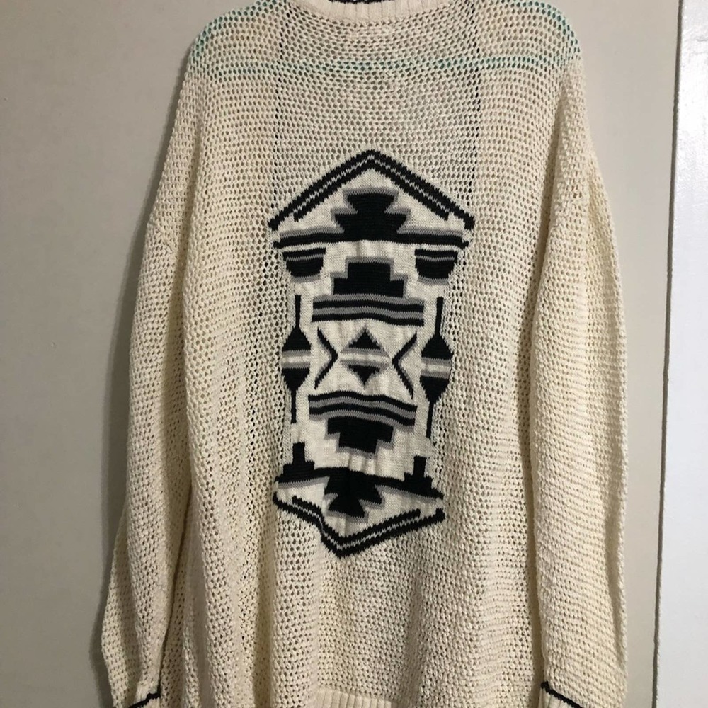 Womens plus size western crochet cardigan size 4x